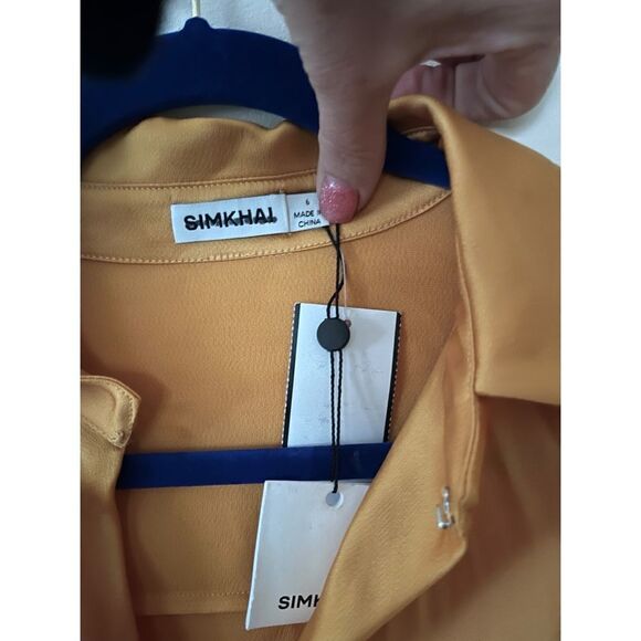 SIMKHAI
Talit Draped Knee-Length Surplice Dress size 6 - Picture 6 of 6